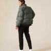 Frauen Alpha Industries Oberbekleidung | Ma-1 Gesteppte Bomberjacke Rotguss