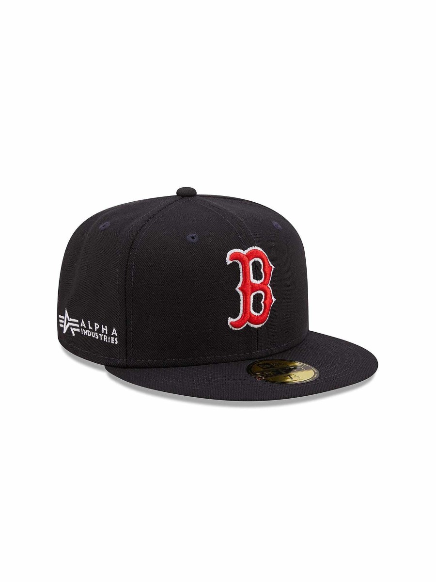 Mlb Alpha Industries Mlb X Alpha X New Era Kappen | Boston Red Sox X Alpha X New Era 59Fifty Fitted Cap Marine