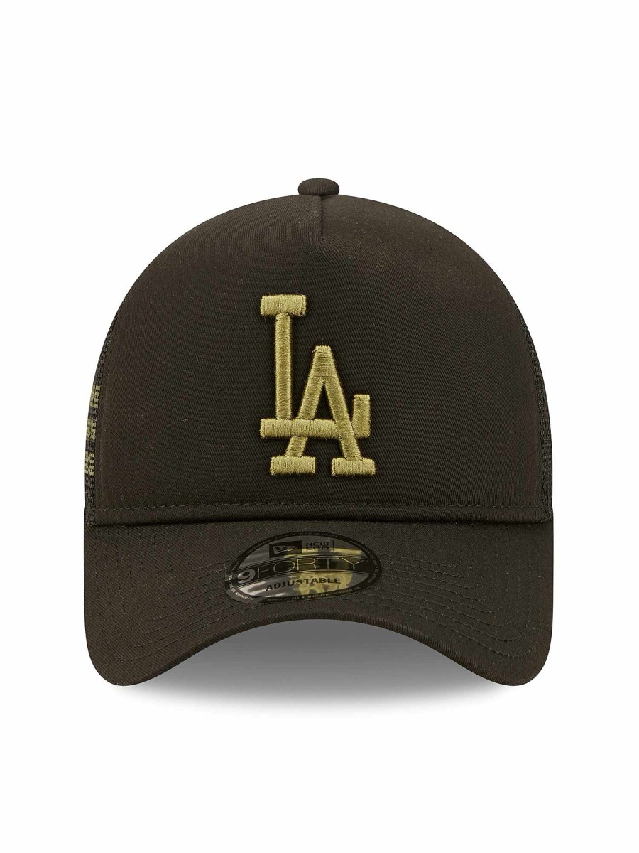 Mlb Alpha Industries Mlb X Alpha X New Era Kappen | Los Angeles Dodgers X Alpha X New Era 940-Kappe Schwarz