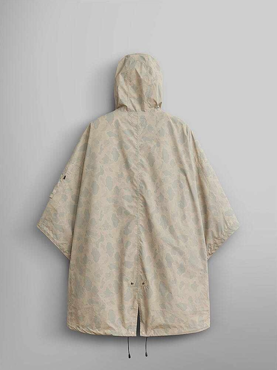 Manner Alpha Industries Oberbekleidung | Packbarer Poncho