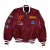 Nfl Alpha Industries Nfl X Alpha X New Era Bomberjacken | Washington Commanders X Alpha X New Era Ma-1 Bomberjacke Burgund