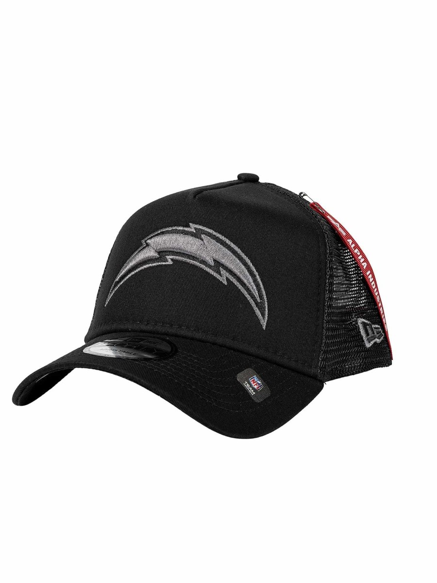 Nfl Alpha Industries Nfl X Alpha X New Era Kappen | Los Angeles Chargers X Alpha X New Era 940 Cap Schwarz