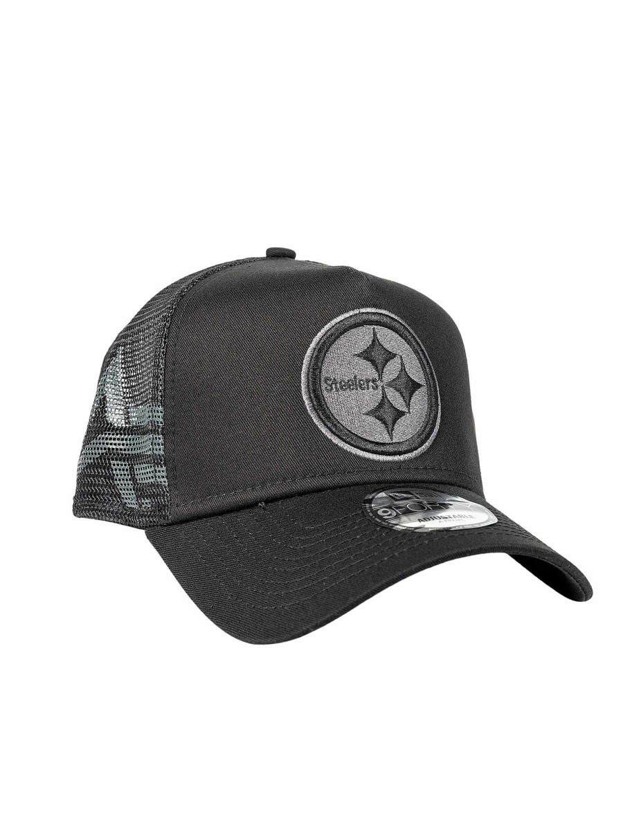 Nfl Alpha Industries Nfl X Alpha X New Era Kappen | Pittsburgh Steelers X Alpha X New Era 940 Kappe Schwarz