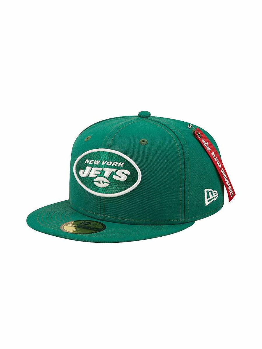 Nfl Alpha Industries Nfl X Alpha X New Era Kappen | New York Jets X Alpha X New Era 59Fifty Fitted Cap Grunes Medium