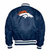 Nfl Alpha Industries Nfl X Alpha X New Era Bomberjacken | Denver Broncos X Alpha X New Era Ma-1 Bomberjacke Nachbildung Blau