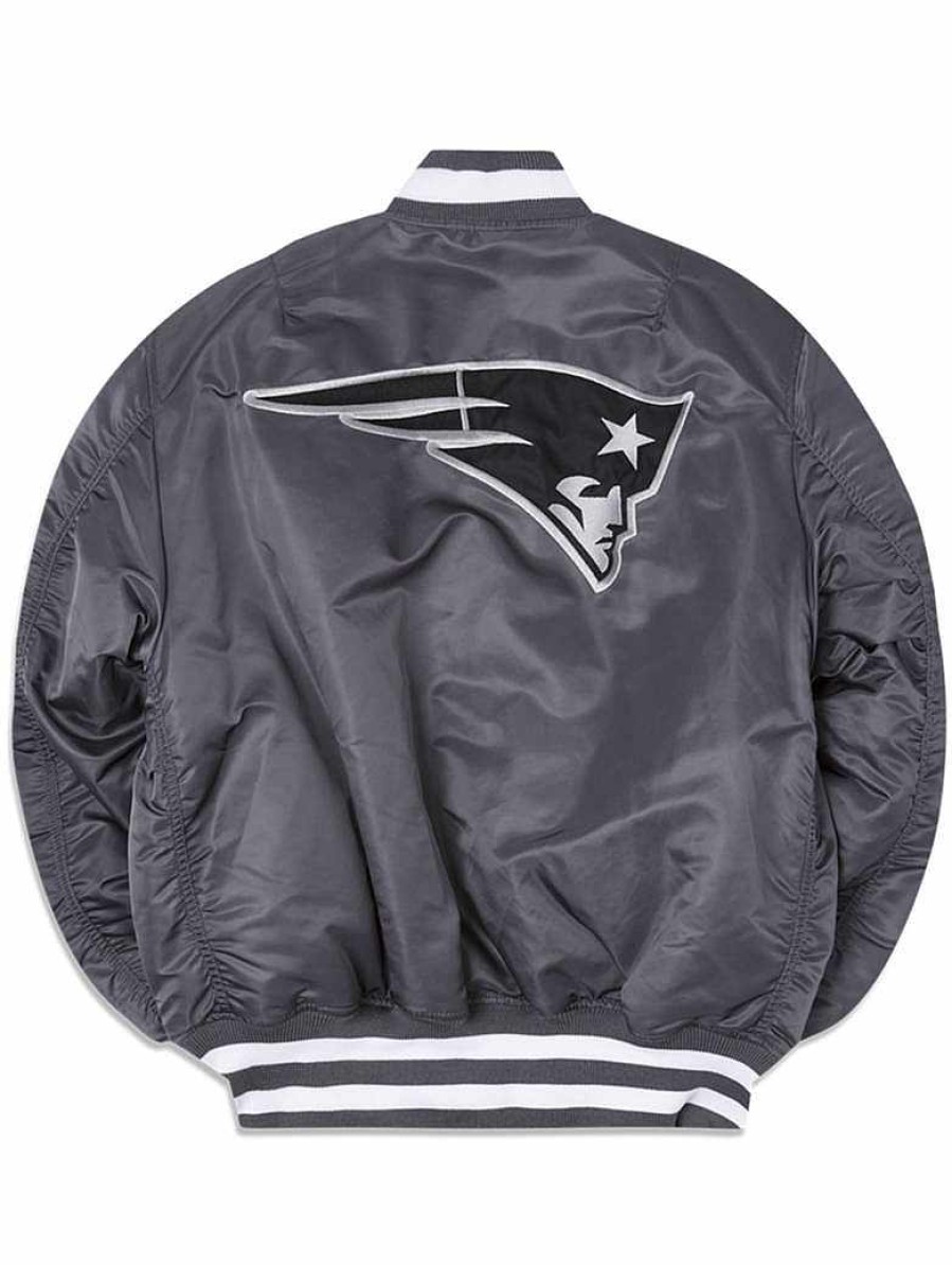 Nfl Alpha Industries Nfl X Alpha X New Era Bomberjacken | New England Patriots X Alpha X New Era Ma-1 Bomberjacke Rotguss