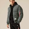 Manner Alpha Industries Oberbekleidung | Ma-1 Gesteppte Bomberjacke Rotguss