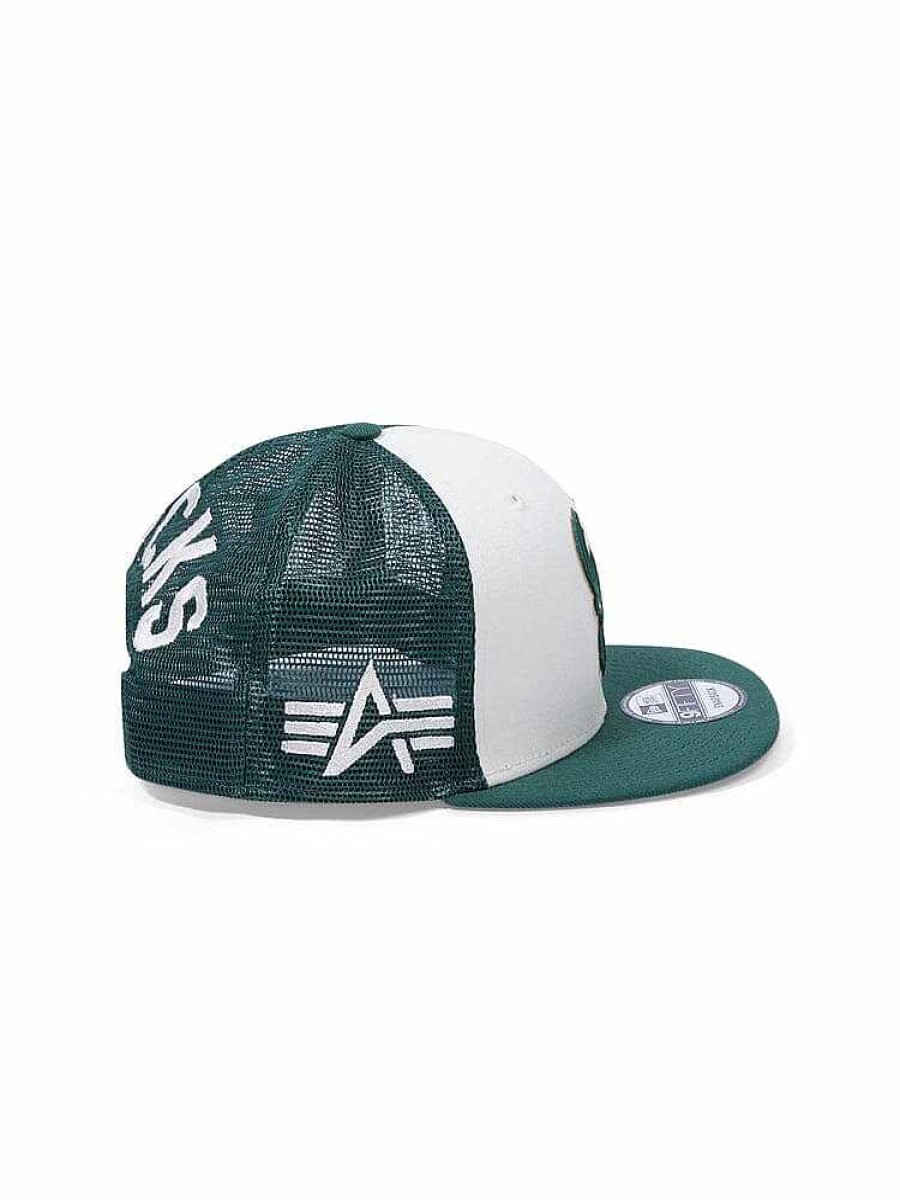 Nba Alpha Industries Nba X Alpha X New Era Hute | Milwaukee Bucks X Alpha X New Era 950 Kappe Dunkelgrun