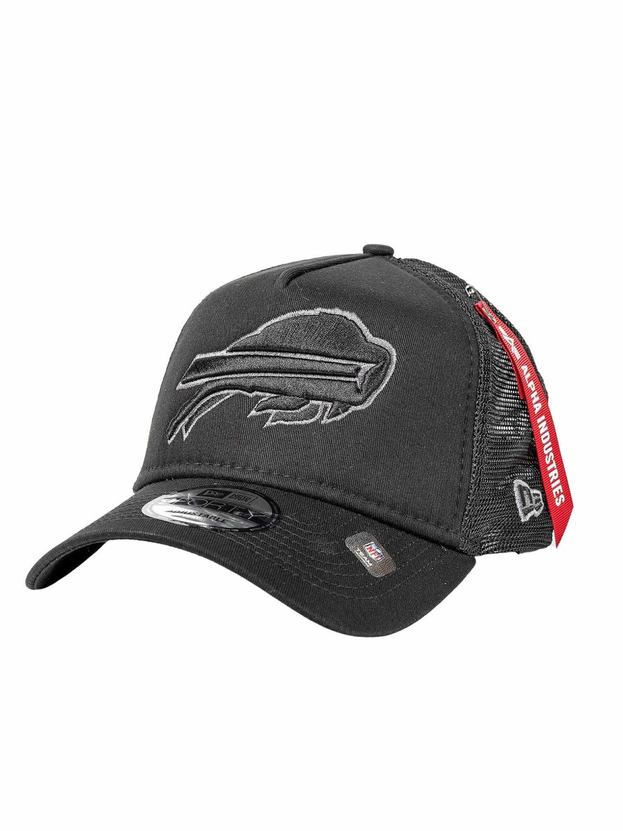 Nfl Alpha Industries Nfl X Alpha X New Era Kappen | Buffalo Bills X Alpha X New Era 940 Cap Schwarz