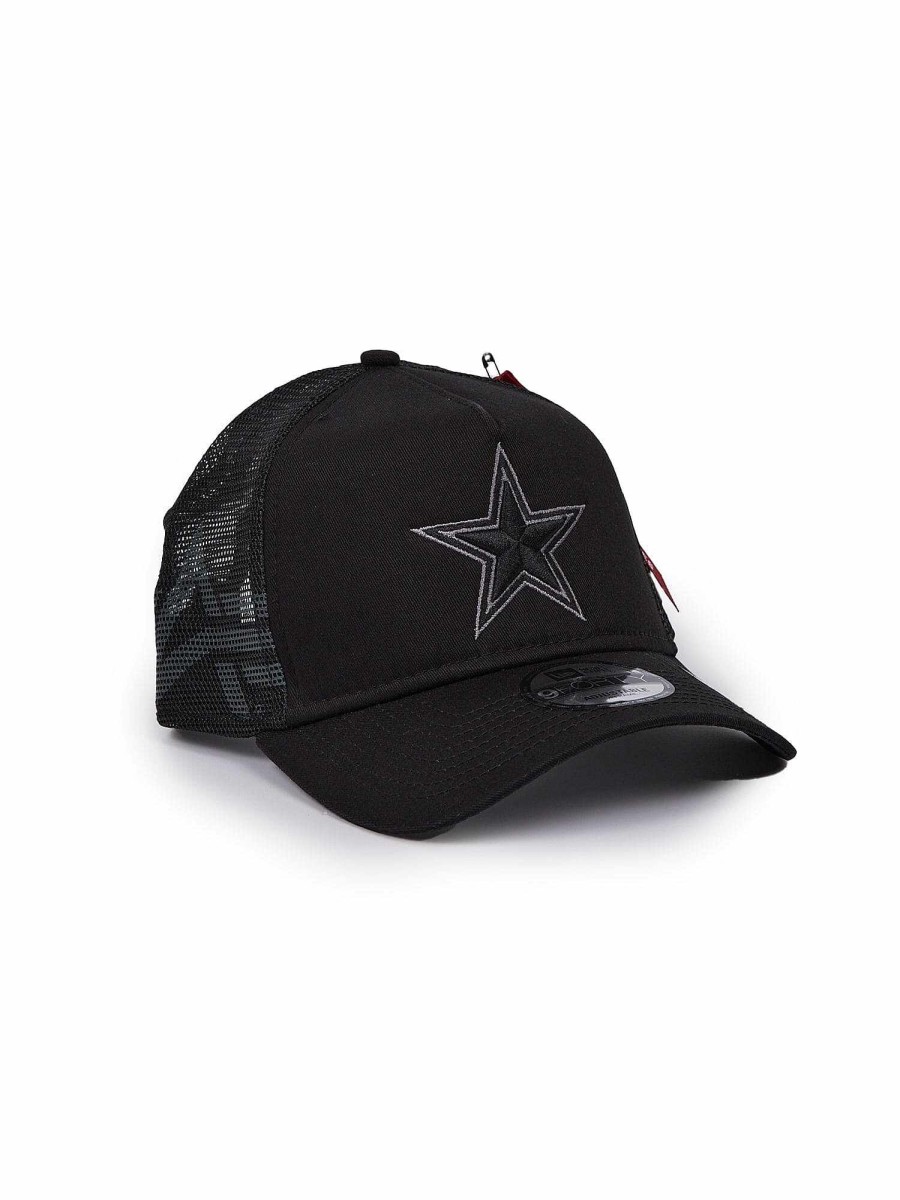 Nfl Alpha Industries Nfl X Alpha X New Era Kappen | Dallas Cowboys X New Era X Alpha 940 Kappe Schwarz