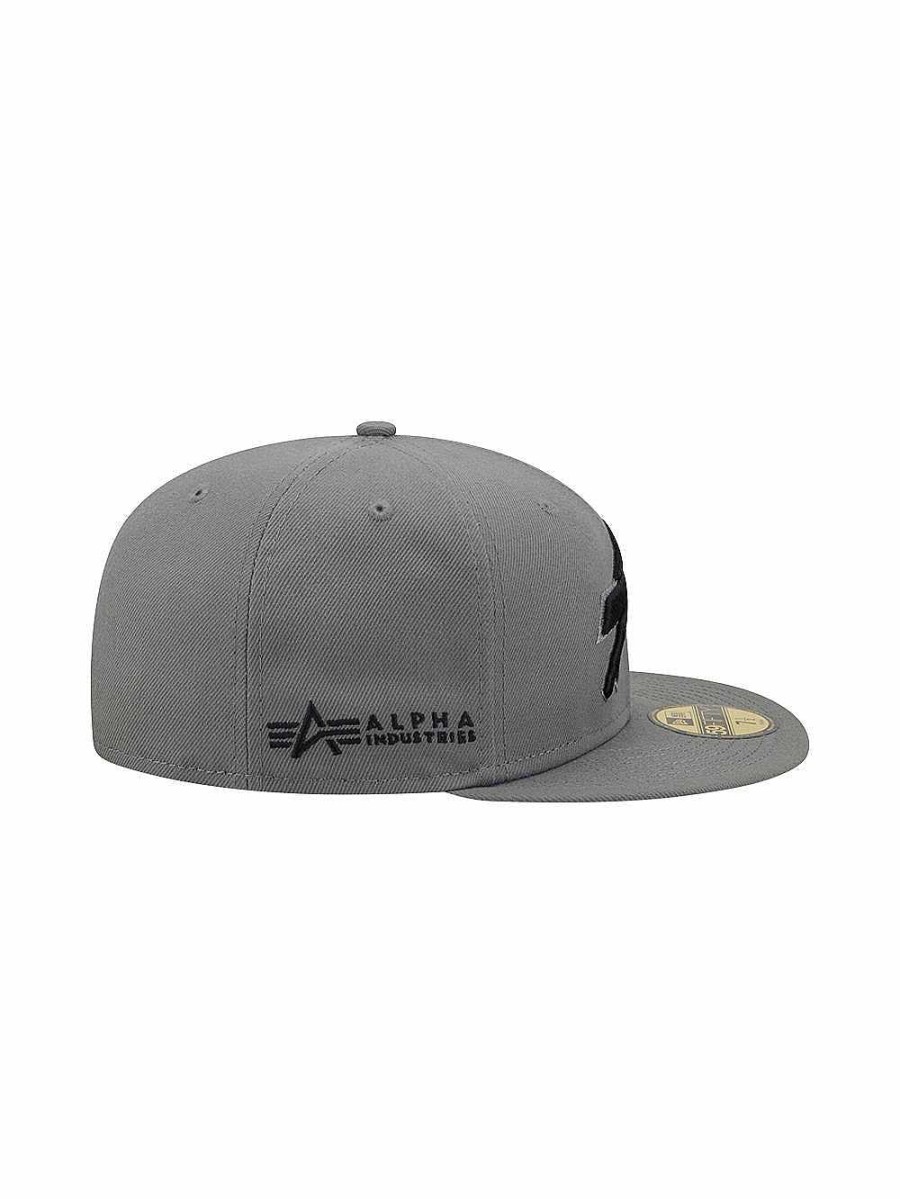 Nfl Alpha Industries Nfl X Alpha X New Era Kappen | Buffalo Bills X Alpha X New Era 5950 Fitted Cap (Historisches Logo) Graues Medium