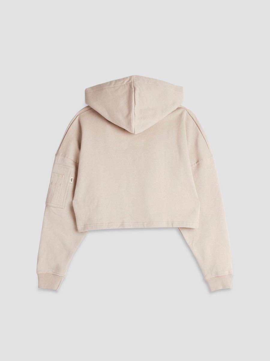 Frauen Alpha Industries Hoodies + Sweatshirts | Organics Cropped Hoodie W