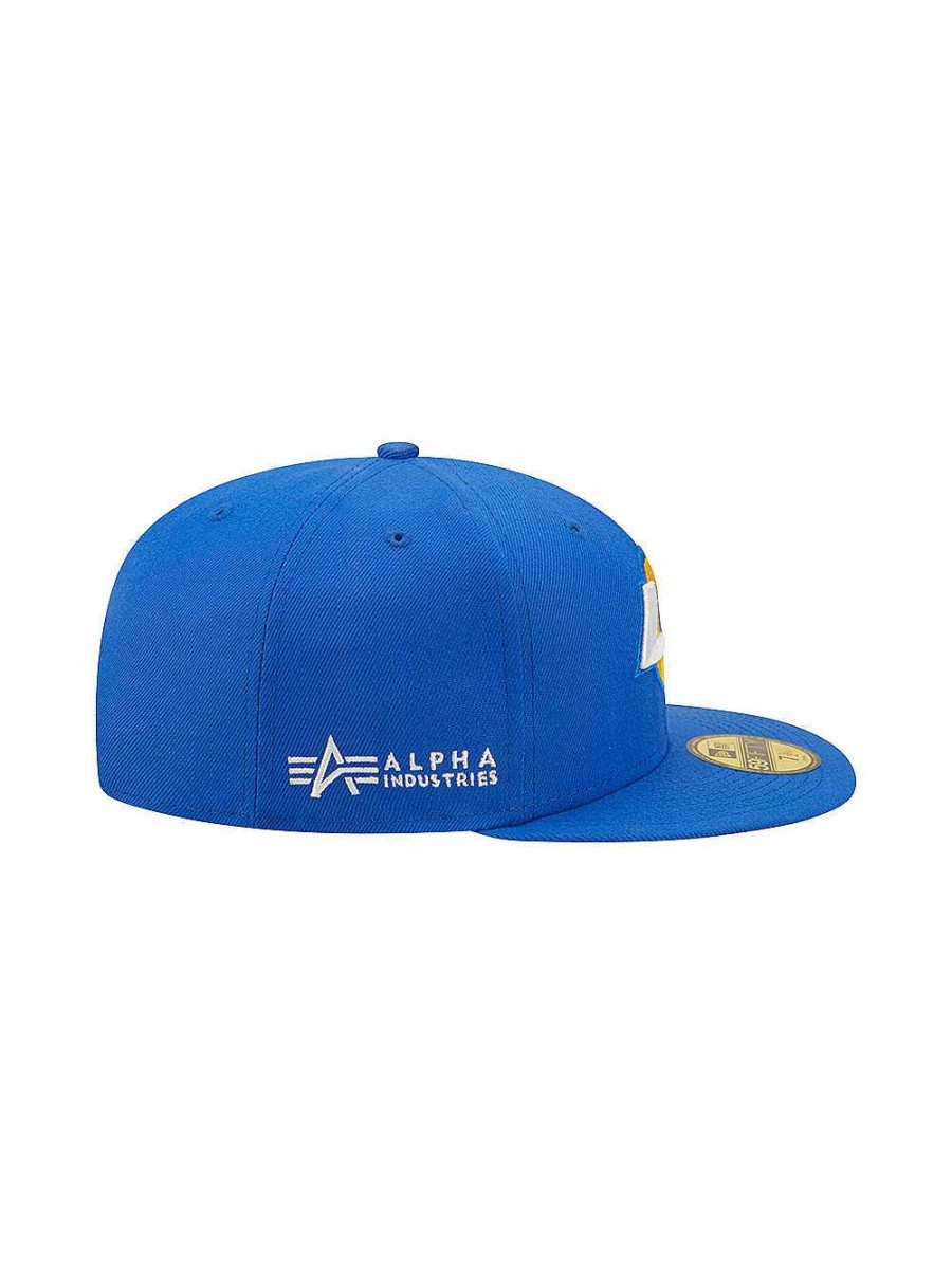 Nfl Alpha Industries Nfl X Alpha X New Era Kappen | Los Angeles Rams X Alpha X New Era 59Fifty Fitted Cap Hellblau