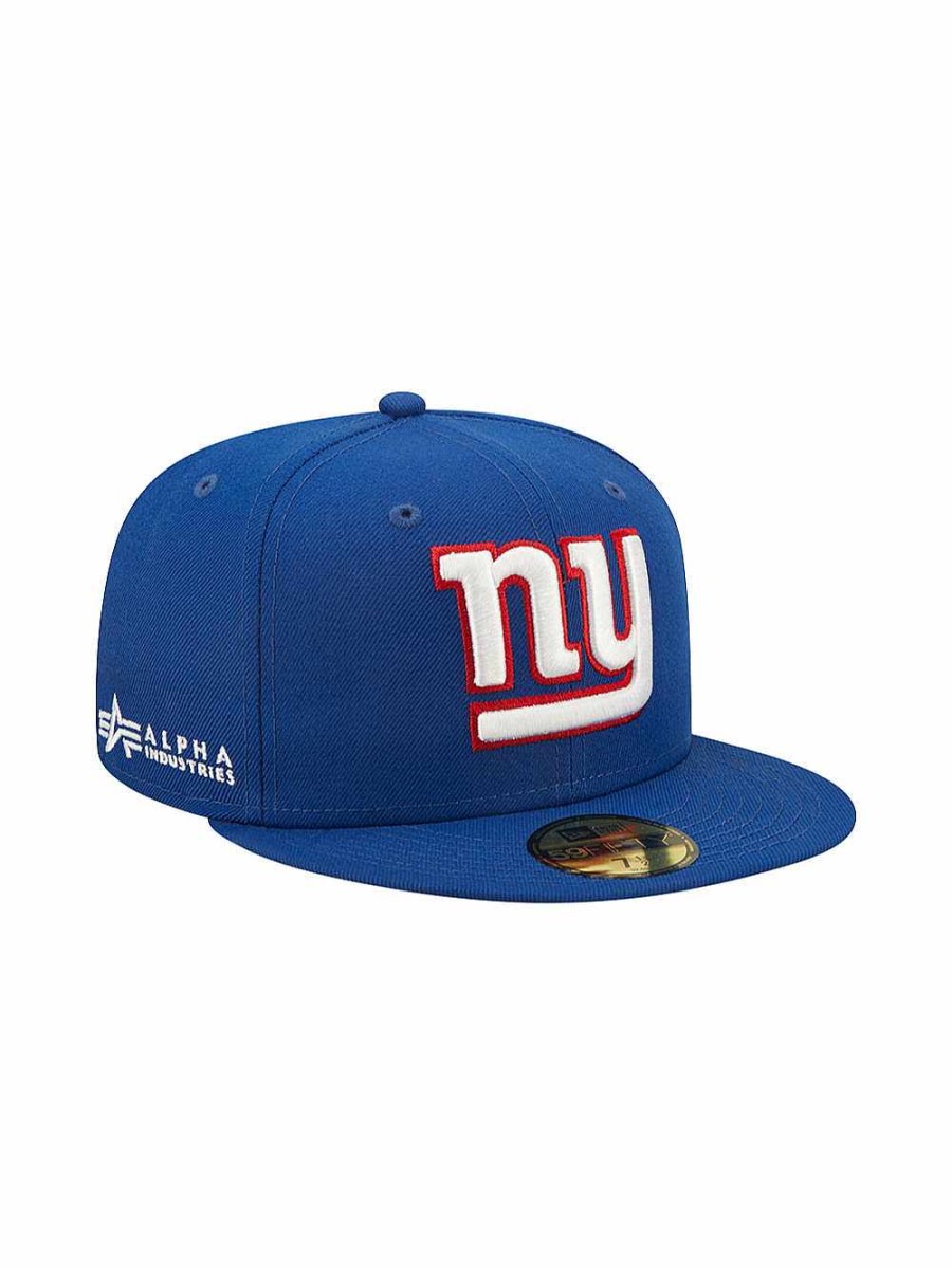 Nfl Alpha Industries Nfl X Alpha X New Era Kappen | New York Giants X Alpha X New Era 59Fifty Fitted Cap Blau