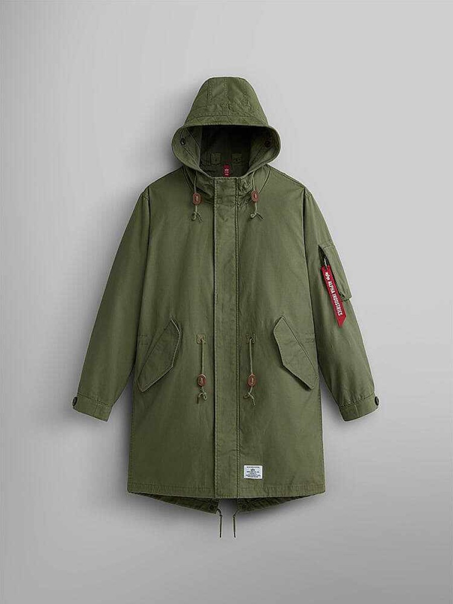 Manner Alpha Industries Oberbekleidung | 59 Fishtail Od Parka