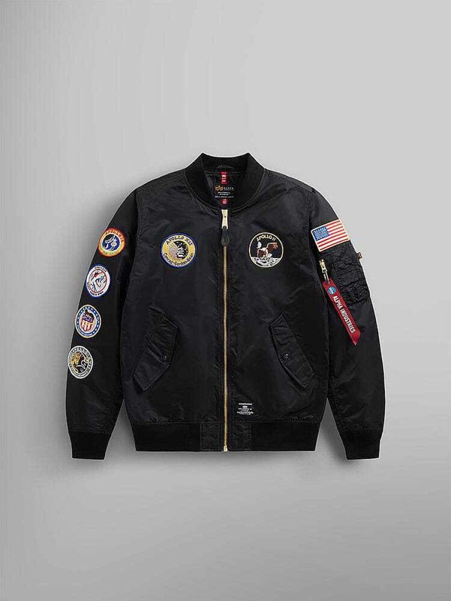 Manner Alpha Industries Oberbekleidung | L-2B Apollo Gen Ii Bomberjacke Schwarz