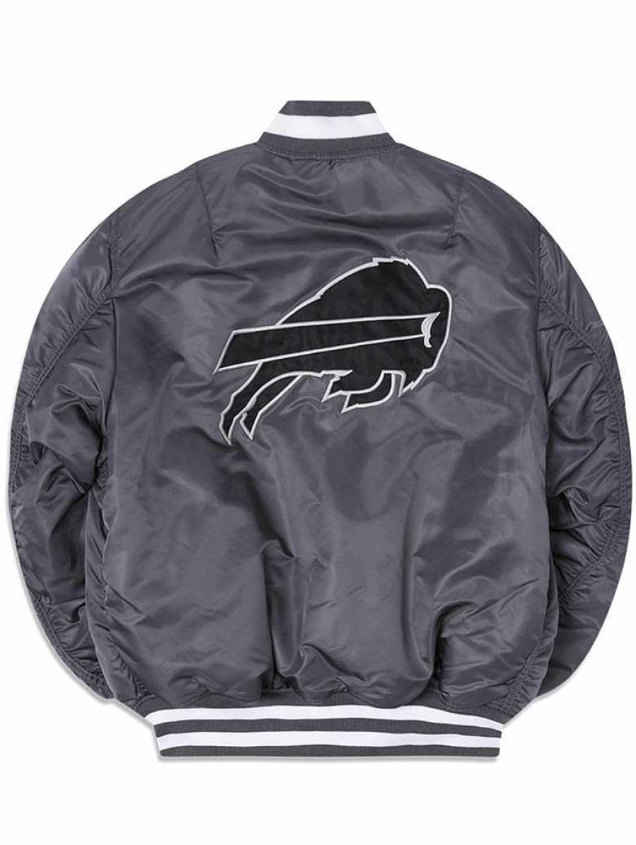 Nfl Alpha Industries Nfl X Alpha X New Era Bomberjacken | Buffalo Bills X Alpha X New Era Ma-1 Bomberjacke Rotguss