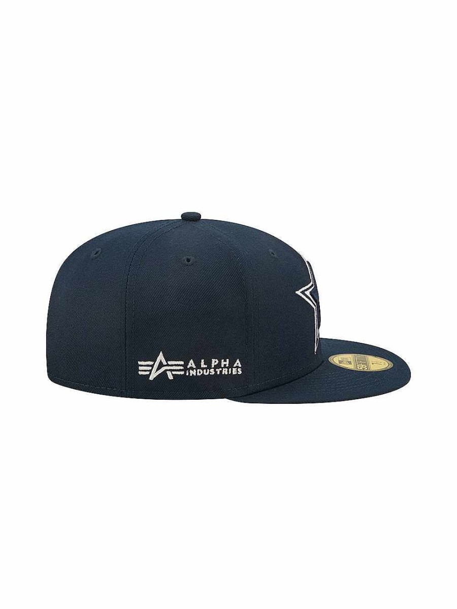 Nfl Alpha Industries Nfl X Alpha X New Era Kappen | Dallas Cowboys X Alpha X New Era 5950 Fitted Cap Marine