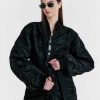 Frauen Alpha Industries Oberbekleidung | Alpha X Eenk Belted Long Ma-1 W Schwarz