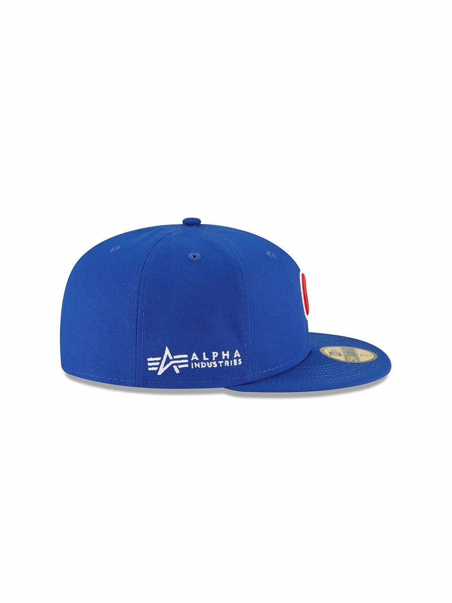 Mlb Alpha Industries Mlb X Alpha X New Era Kappen | Chicago Cubs X Alpha X New Era 59Fifty Fitted Cap Blau