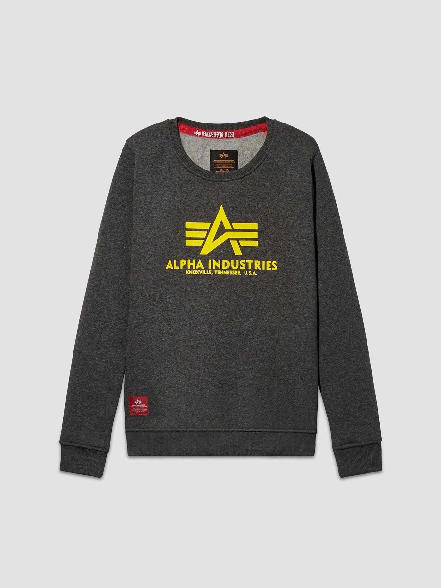 Jugend Alpha Industries T-Shirts Und Sweatshirts | Jugend-Basic-Pullover Kohleheide