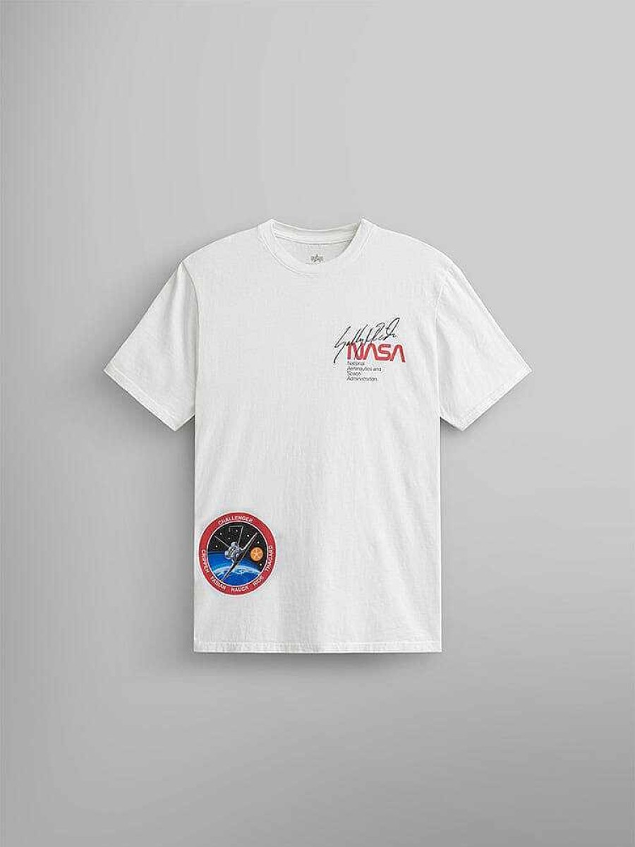 Manner Alpha Industries T-Shirts | Nasa Challenger T-Shirt