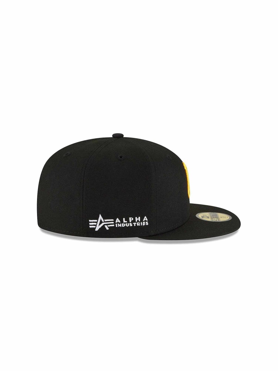 Mlb Alpha Industries Mlb X Alpha X New Era Kappen | Pittsburgh Pirates X Alpha X New Era 59Fifty Fitted Cap Schwarz