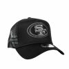 Nfl Alpha Industries Nfl X Alpha X New Era Kappen | San Francisco 49Ers X Alpha X New Era 940 Cap Schwarz