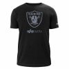 Nfl Alpha Industries Nfl X Alpha X New Era T-Shirts | Las Vegas Raiders X Alpha X New Era T-Shirt Schwarz