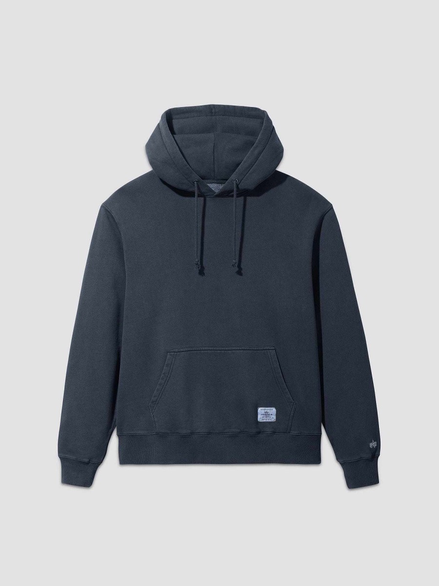 Manner Alpha Industries Hoodies + Sweatshirts | Essential Gewaschener Kapuzenpullover