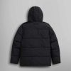 Manner Alpha Industries Oberbekleidung | Pufferjacke Mit Kapuze Schwarz