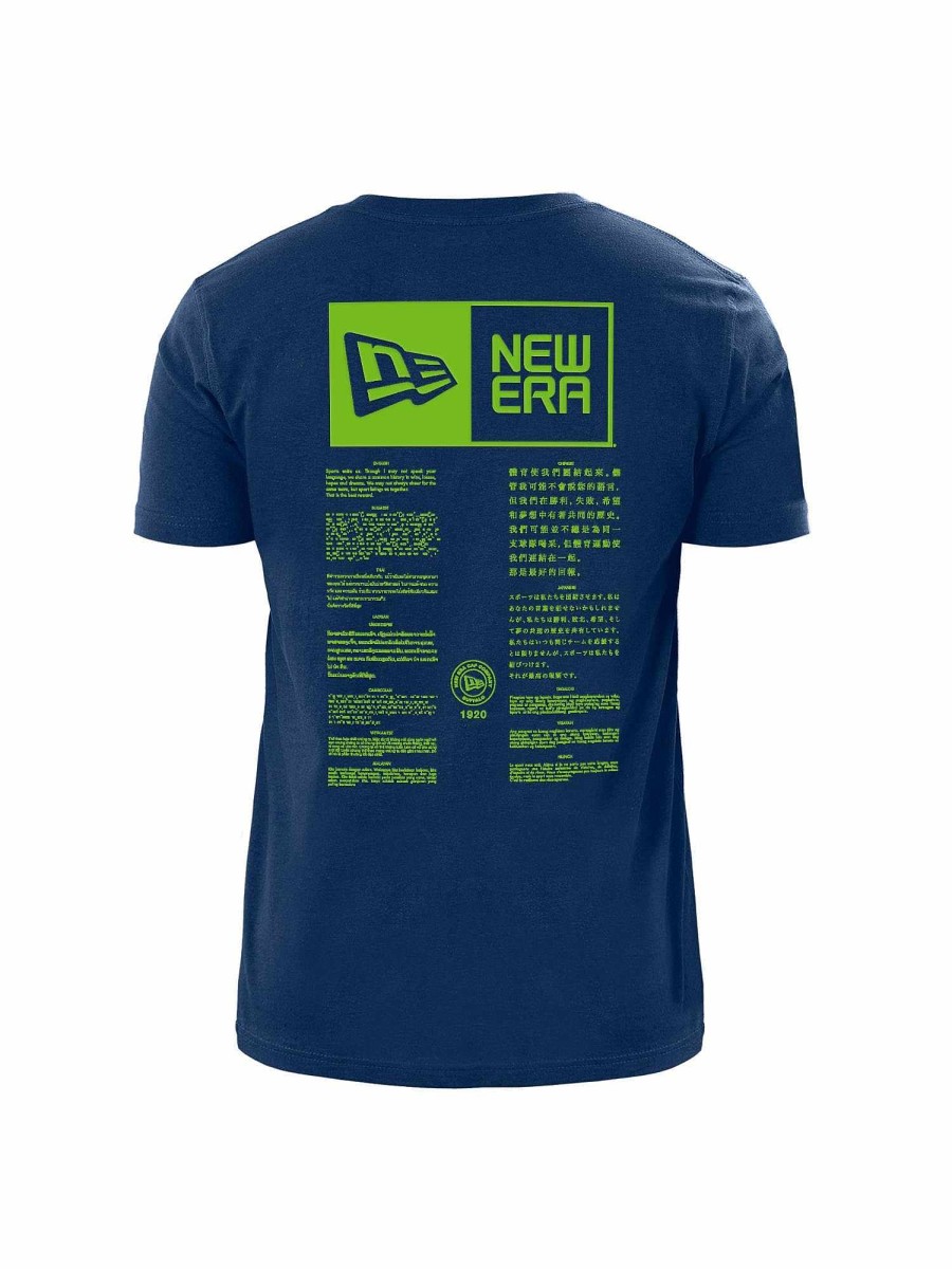 Nfl Alpha Industries Nfl X Alpha X New Era T-Shirts | Seattle Seahawks X Alpha X New Era T-Shirt Blau