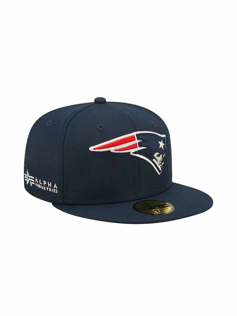 Nfl Alpha Industries Nfl X Alpha X New Era Kappen | New England Patriots X Alpha X New Era 59Fifty Fitted Cap Dunkelblau