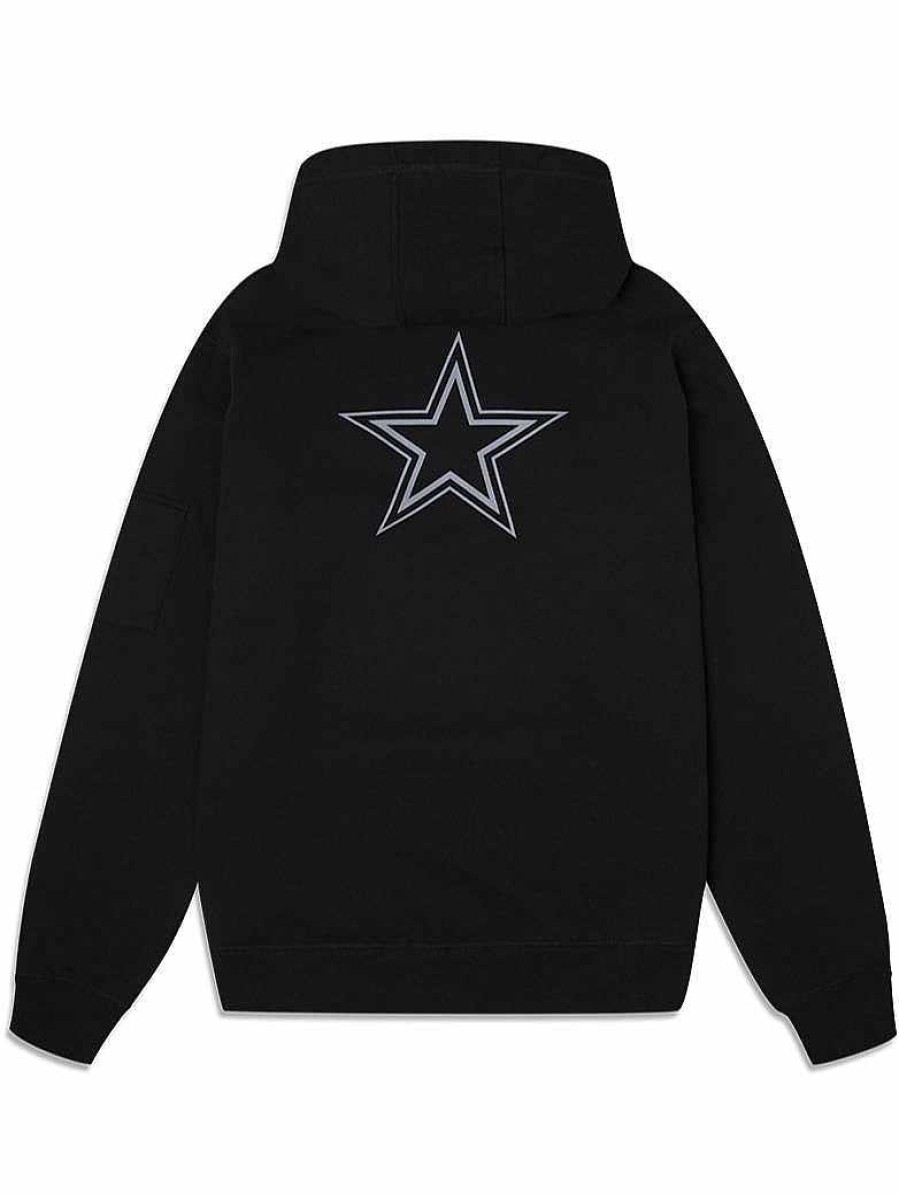 Nfl Alpha Industries Nfl X Alpha X New Era Kapuzenpullover | Dallas Cowboys X Alpha X New Era Kapuzenpullover Schwarz