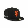 Mlb Alpha Industries Mlb X Alpha X New Era Kappen | San Francisco Giants X Alpha X New Era 59Fifty Fitted Cap Schwarz