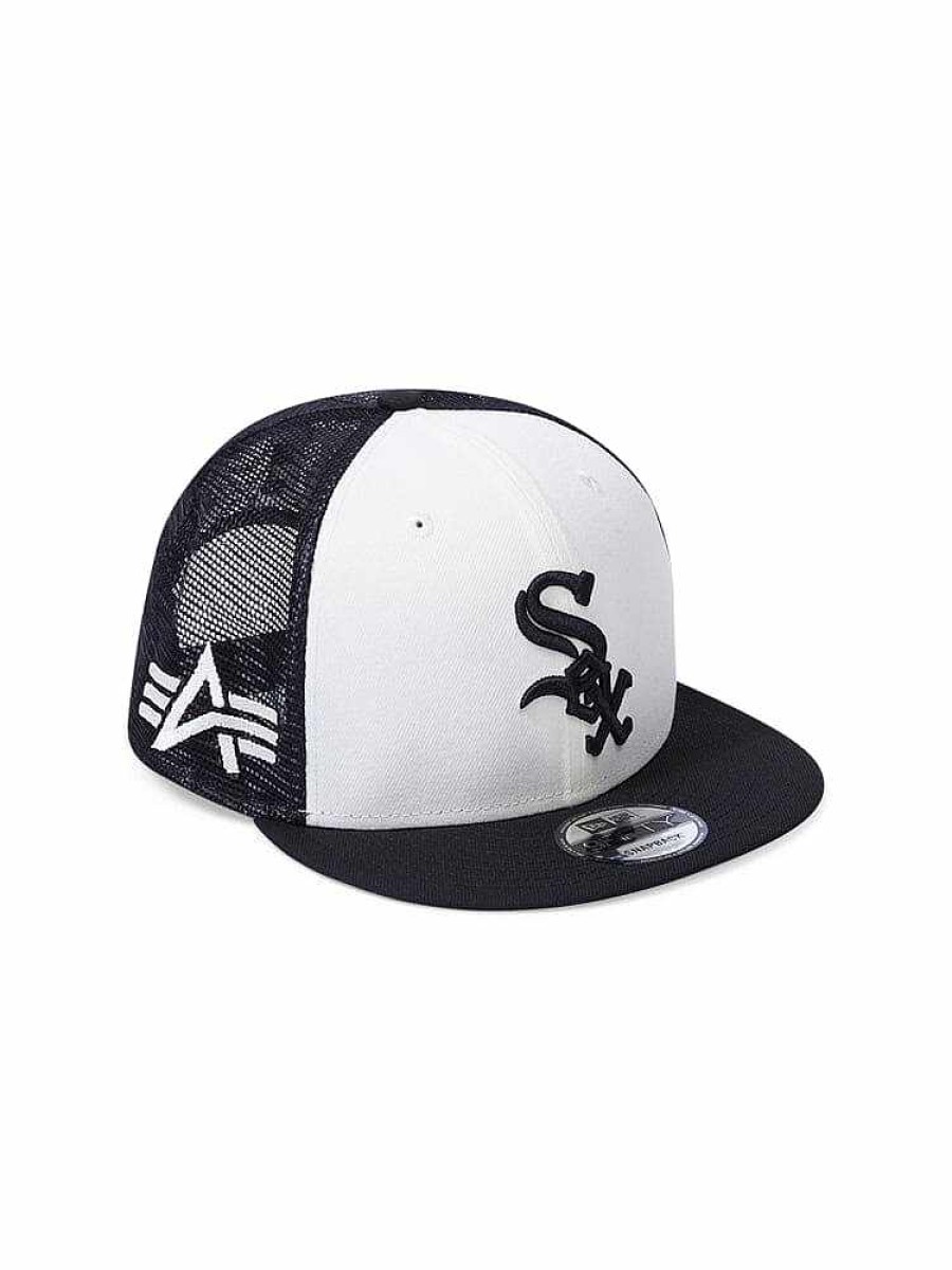 Mlb Alpha Industries Mlb X Alpha X New Era Kappen | Chicago White Sox X Alpha X New Era 950 Kappe Schwarz