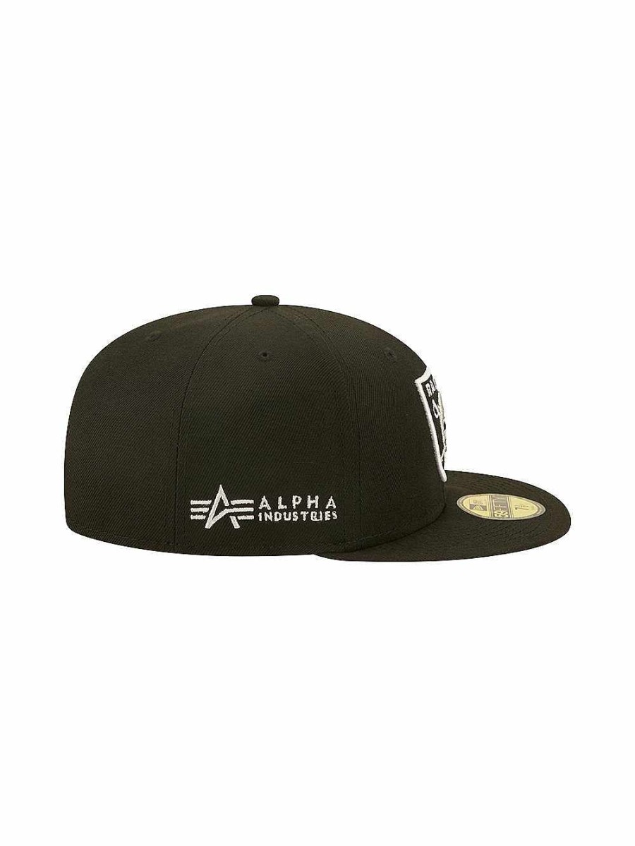 Nfl Alpha Industries Nfl X Alpha X New Era Kappen | Las Vegas Raiders X Alpha X New Era 59Fifty Fitted Cap Schwarz