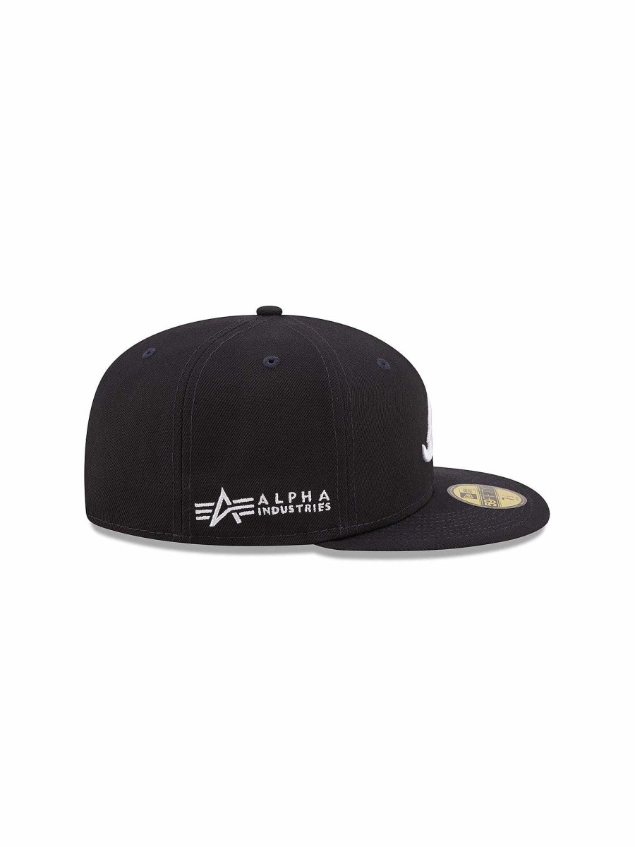 Mlb Alpha Industries Mlb X Alpha X New Era Kappen | Atlanta Braves X Alpha X New Era 59Fifty Fitted Cap Marine