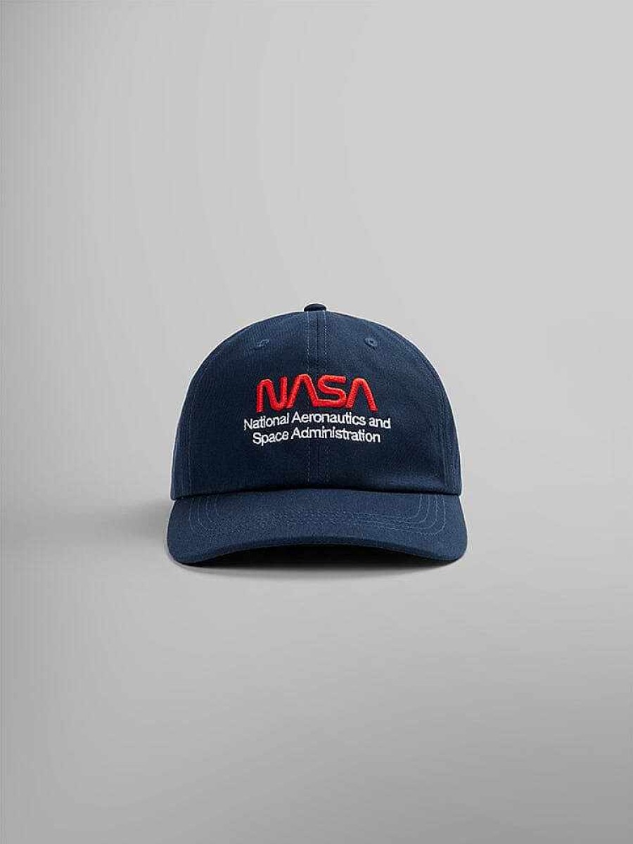 Manner Alpha Industries Nasa | Nasa-Wurm-Logo-Kappe