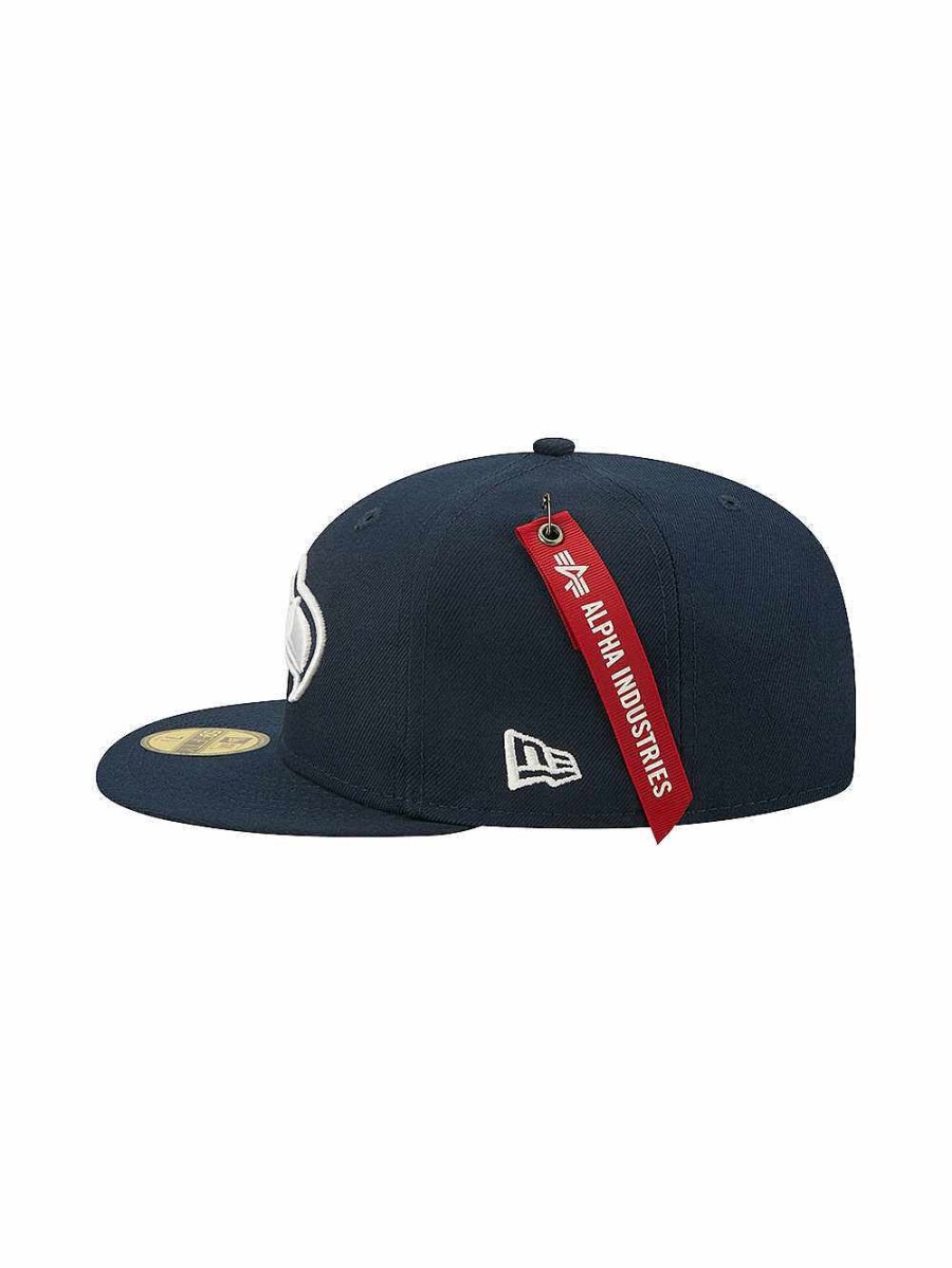 Nfl Alpha Industries Nfl X Alpha X New Era Kappen | Seattle Seahawks X Alpha X New Era 59Fifty Fitted Cap Dunkelblau