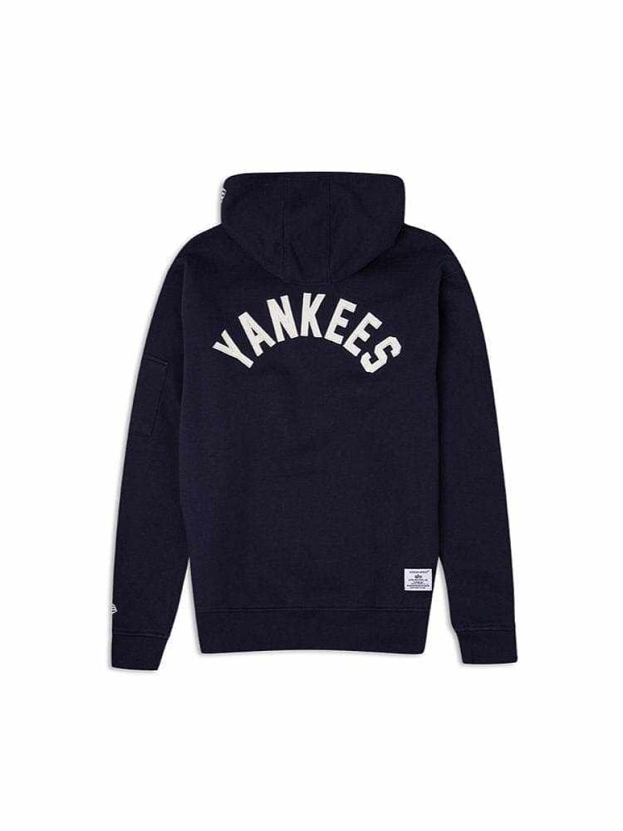 Mlb Alpha Industries Mlb X Alpha X New Era Hoodies, T-Shirts Und Shorts | New York Yankees X Alpha X New Era Kapuzenpullover Marine