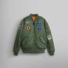 Jugend Alpha Industries Bomberjacken | Ma-1 Squadron Bomberjacke Y