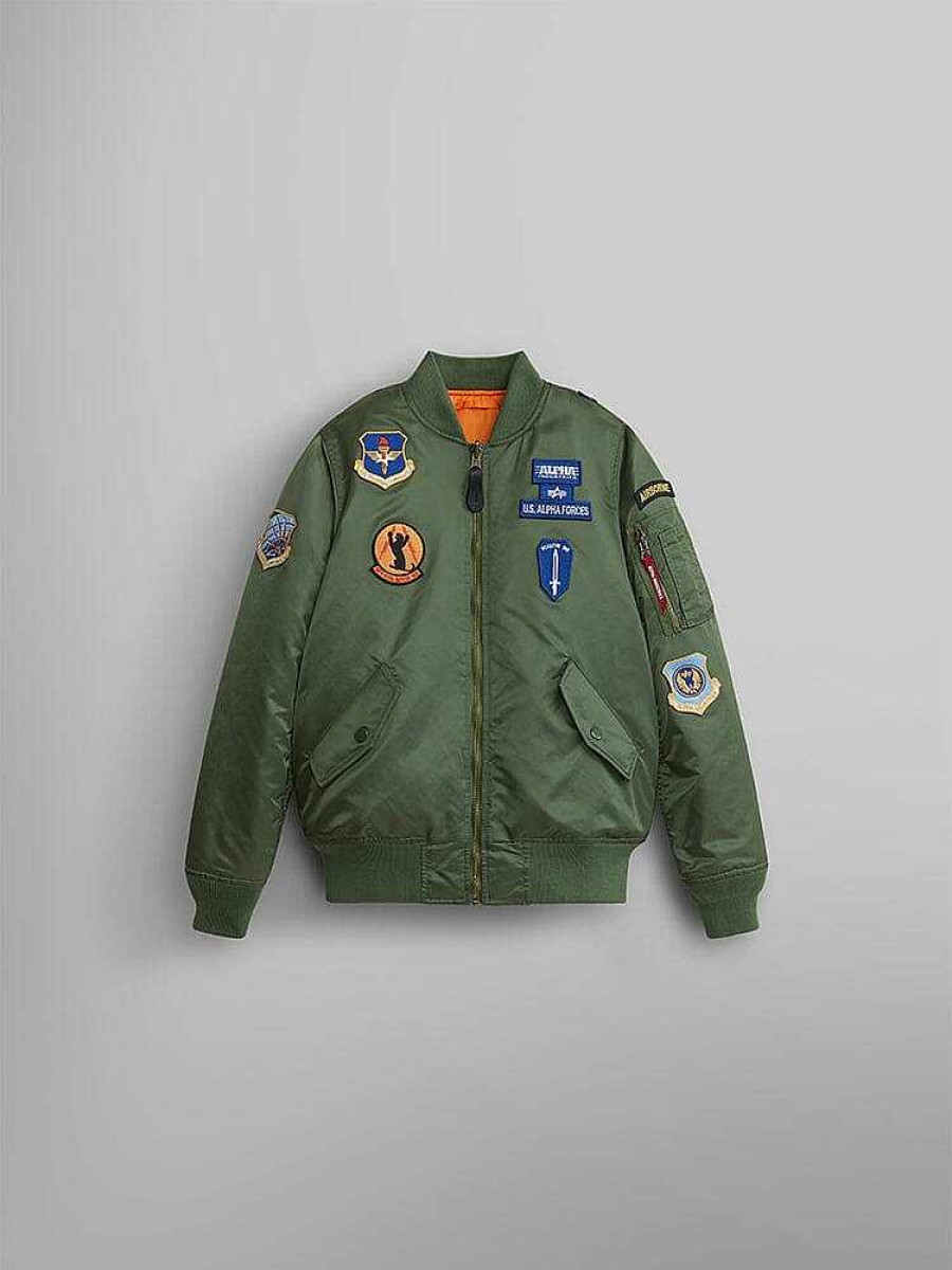 Jugend Alpha Industries Bomberjacken | Ma-1 Squadron Bomberjacke Y