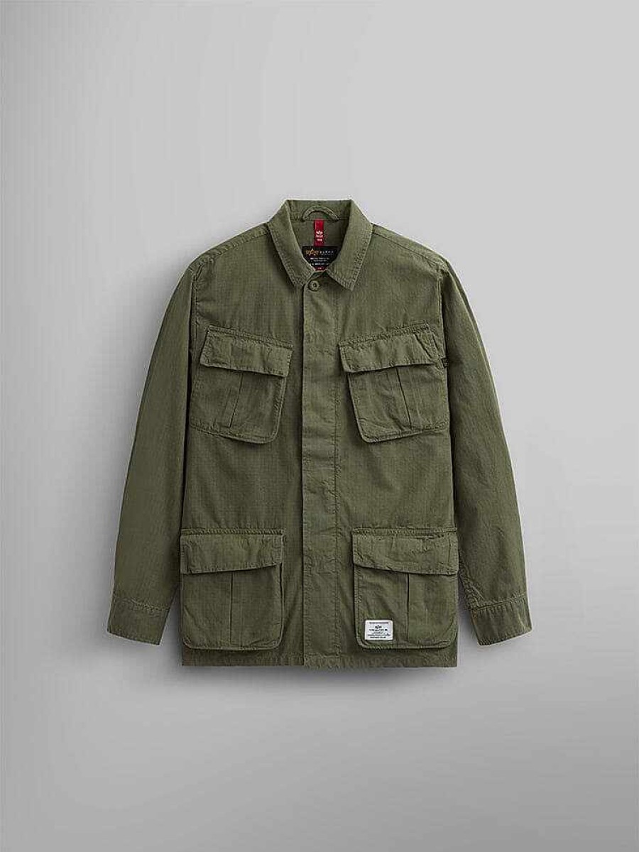 Manner Alpha Industries Oberbekleidung | Jungle Fatigue Hemdjacke