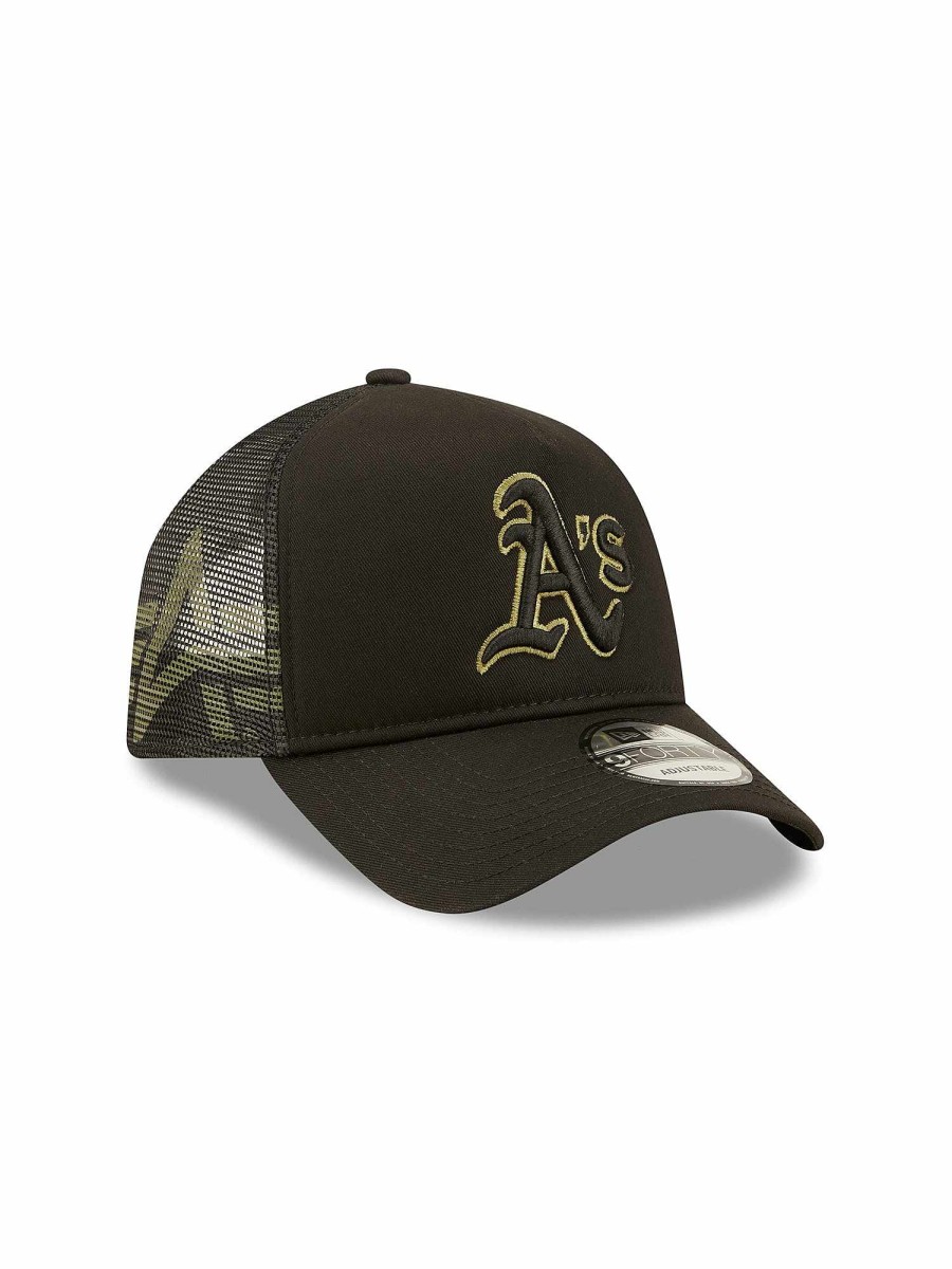 Mlb Alpha Industries Mlb X Alpha X New Era Kappen | Oakland Athletics X Alpha X New Era 940 Kappe Schwarz