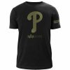 Mlb Alpha Industries Mlb X Alpha X New Era Hoodies, T-Shirts Und Shorts | Philadelphia Phillies X Alpha X New Era T-Shirt Schwarz