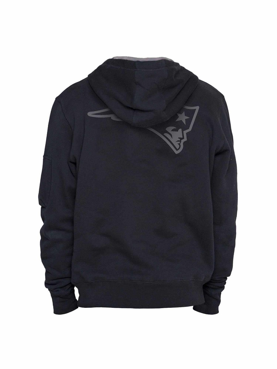 Nfl Alpha Industries Nfl X Alpha X New Era Kapuzenpullover | New England Patriots X Alpha X New Era Kapuzenpullover Schwarz