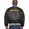 Mlb Alpha Industries Mlb X Alpha X New Era Bomberjacken | San Diego Padres X Alpha X New Era Ma-1 Bomberjacke Schwarz