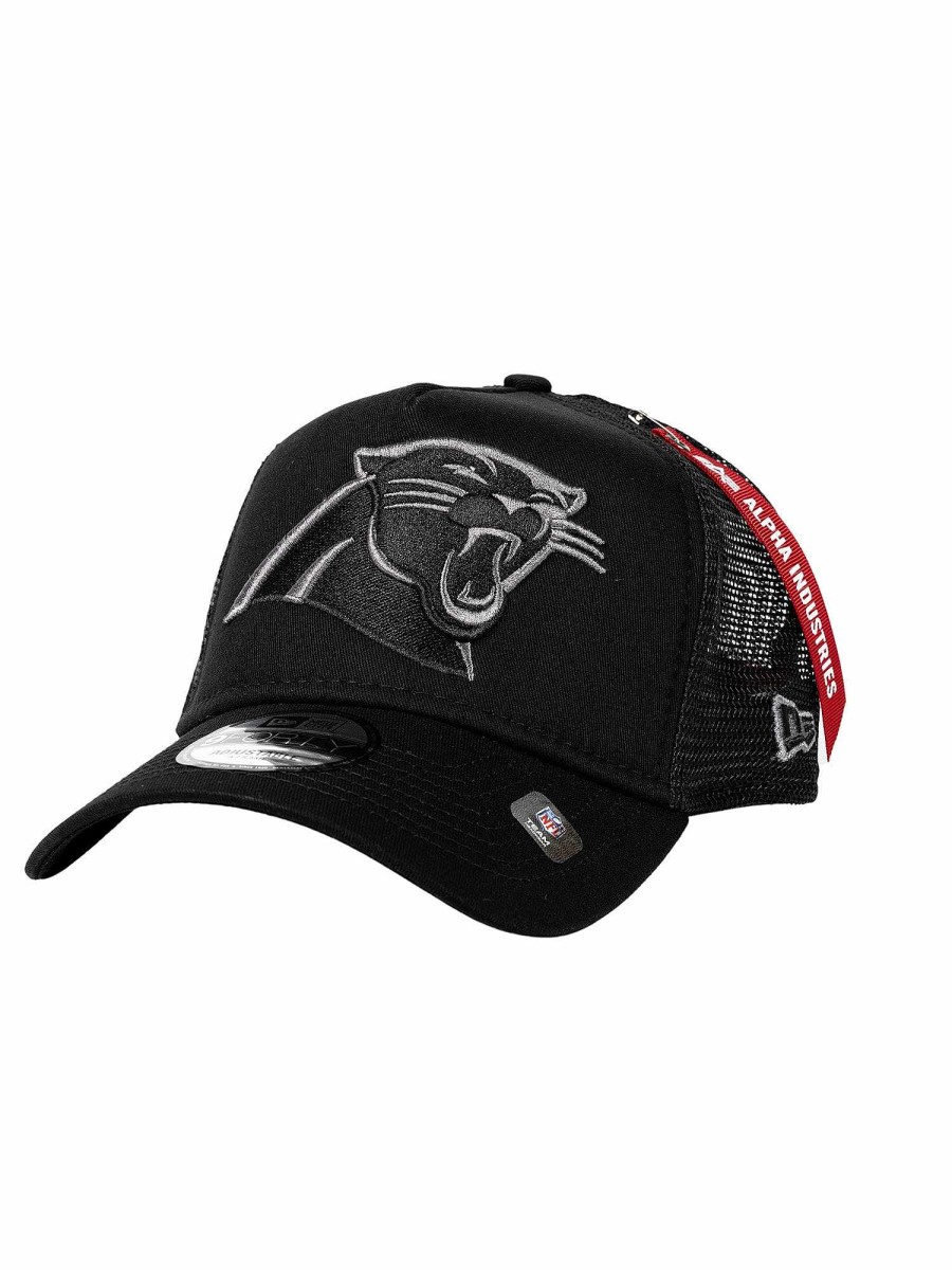 Nfl Alpha Industries Nfl X Alpha X New Era Kappen | Carolina Panthers X Alpha X New Era 940 Kappe Schwarz