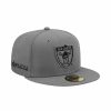 Nfl Alpha Industries Nfl X Alpha X New Era Kappen | Las Vegas Raiders X Alpha X New Era 5950 Fitted Cap (Historisches Logo) Grau